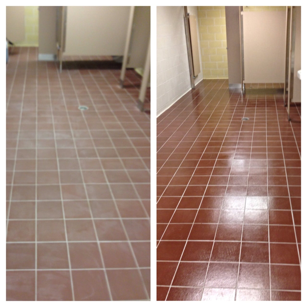 Before & After Tile Cleaning in Denver