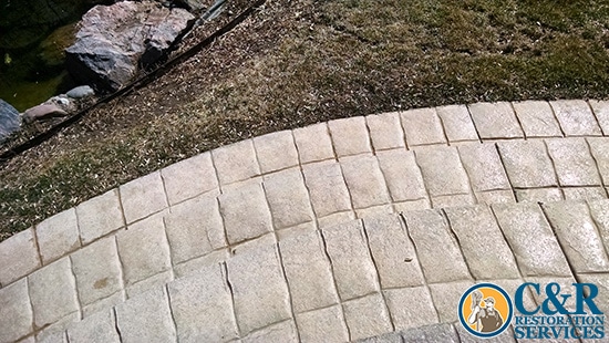 Outdoor Patio Tile Floor Cleaning